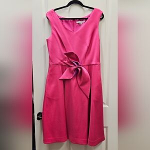 Kay Unger Pink Midi Dress